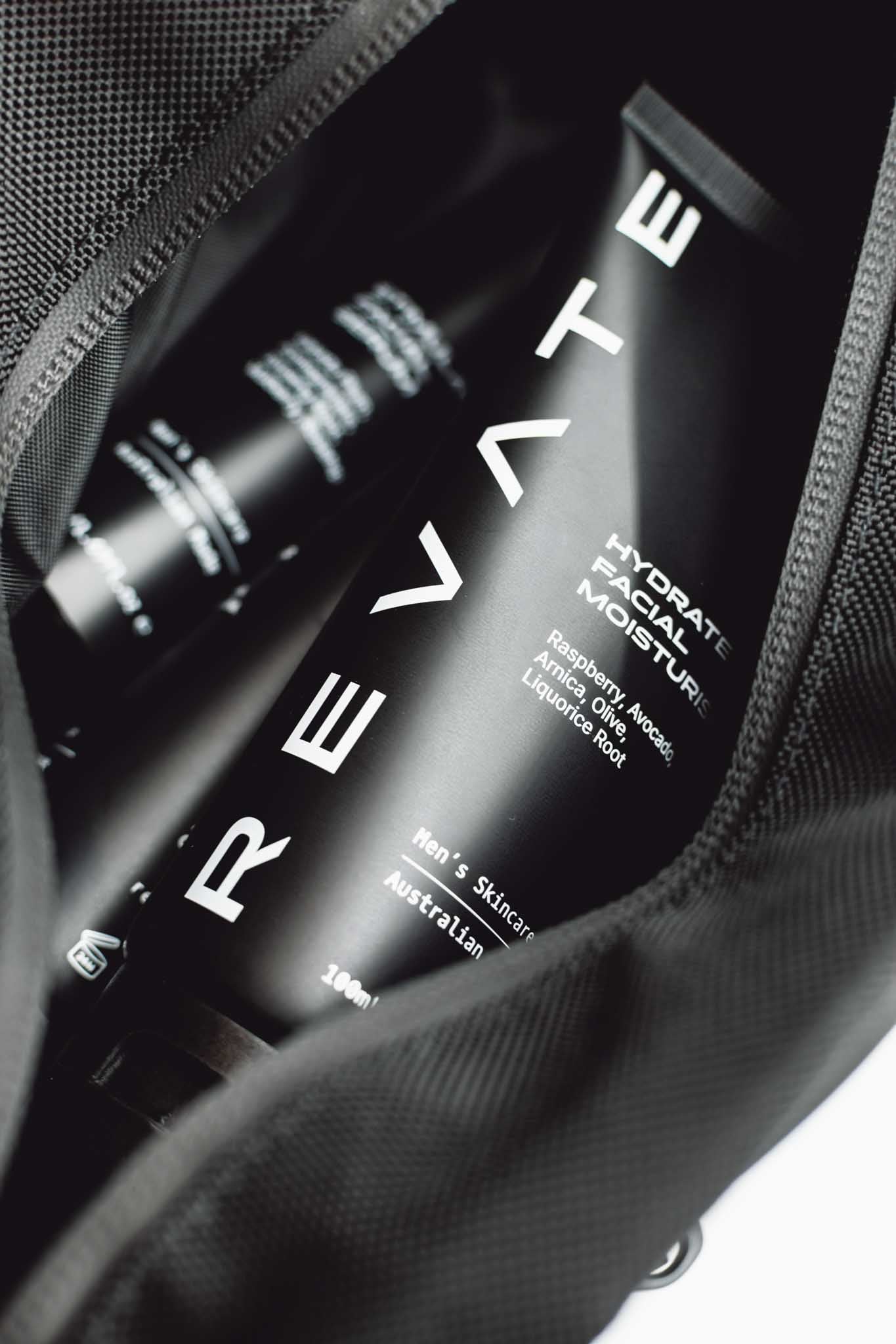 Revate products in Revate travel bag