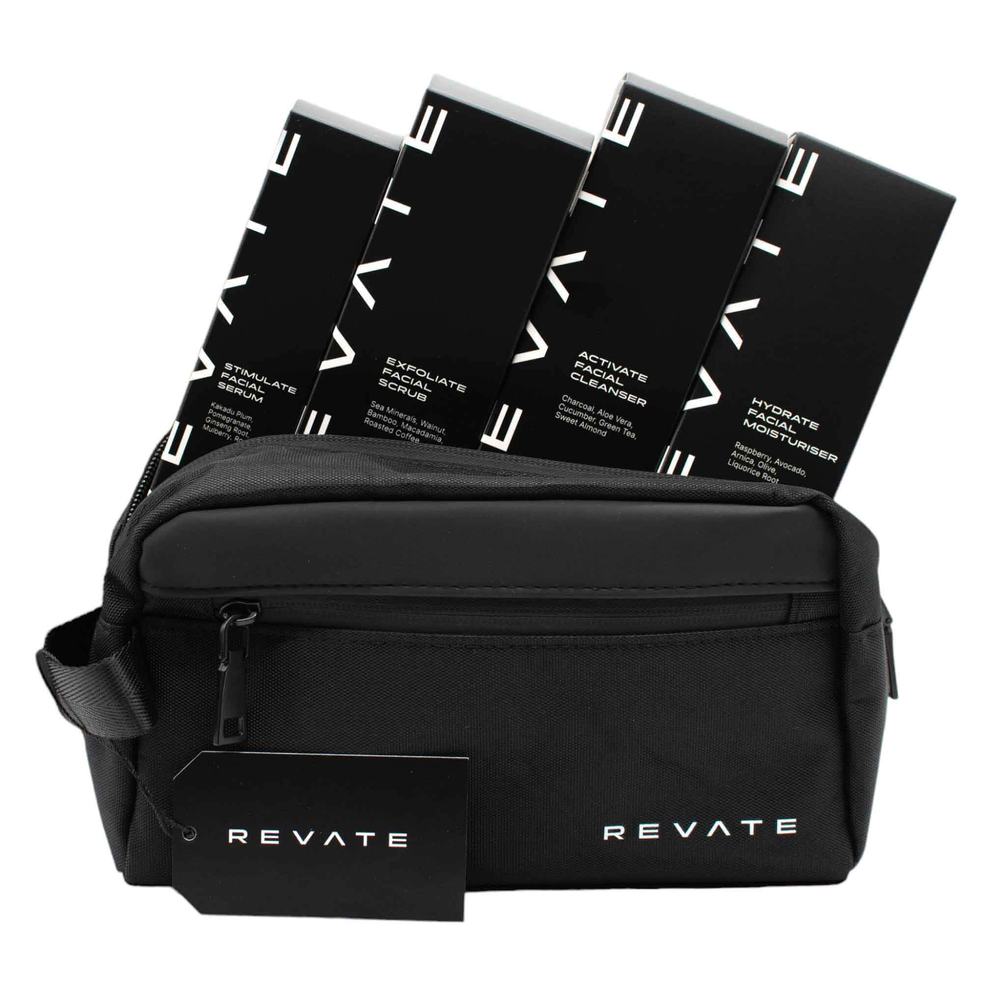 Revate skin complete collection with all products and included travel bag